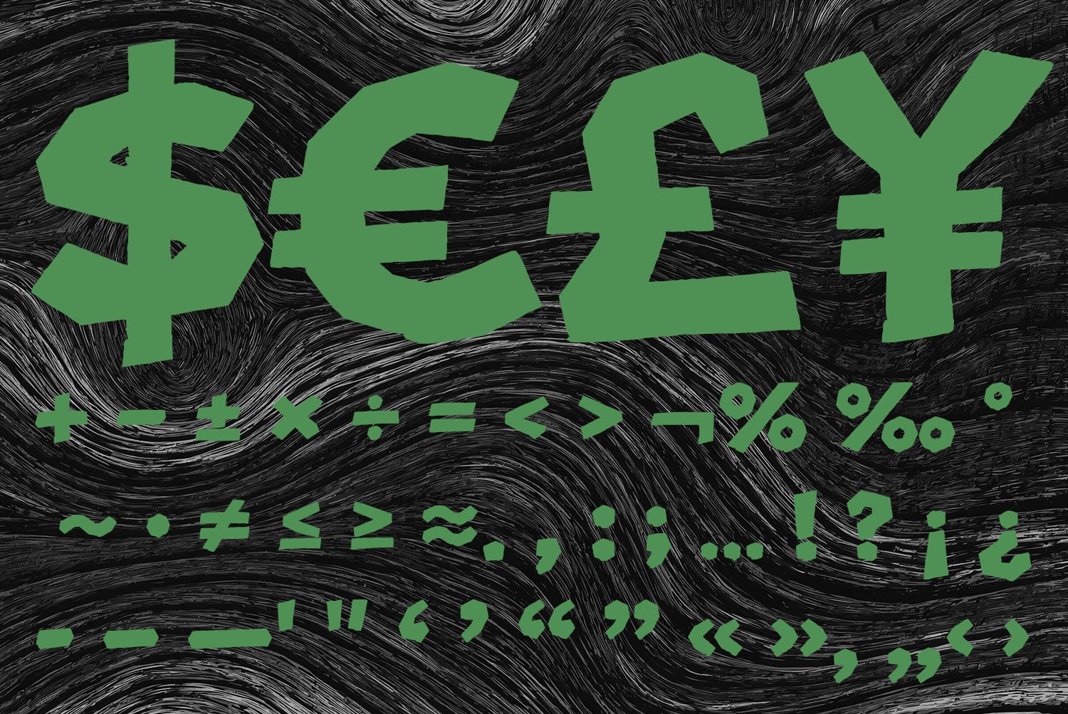 Blunt Scissors Font