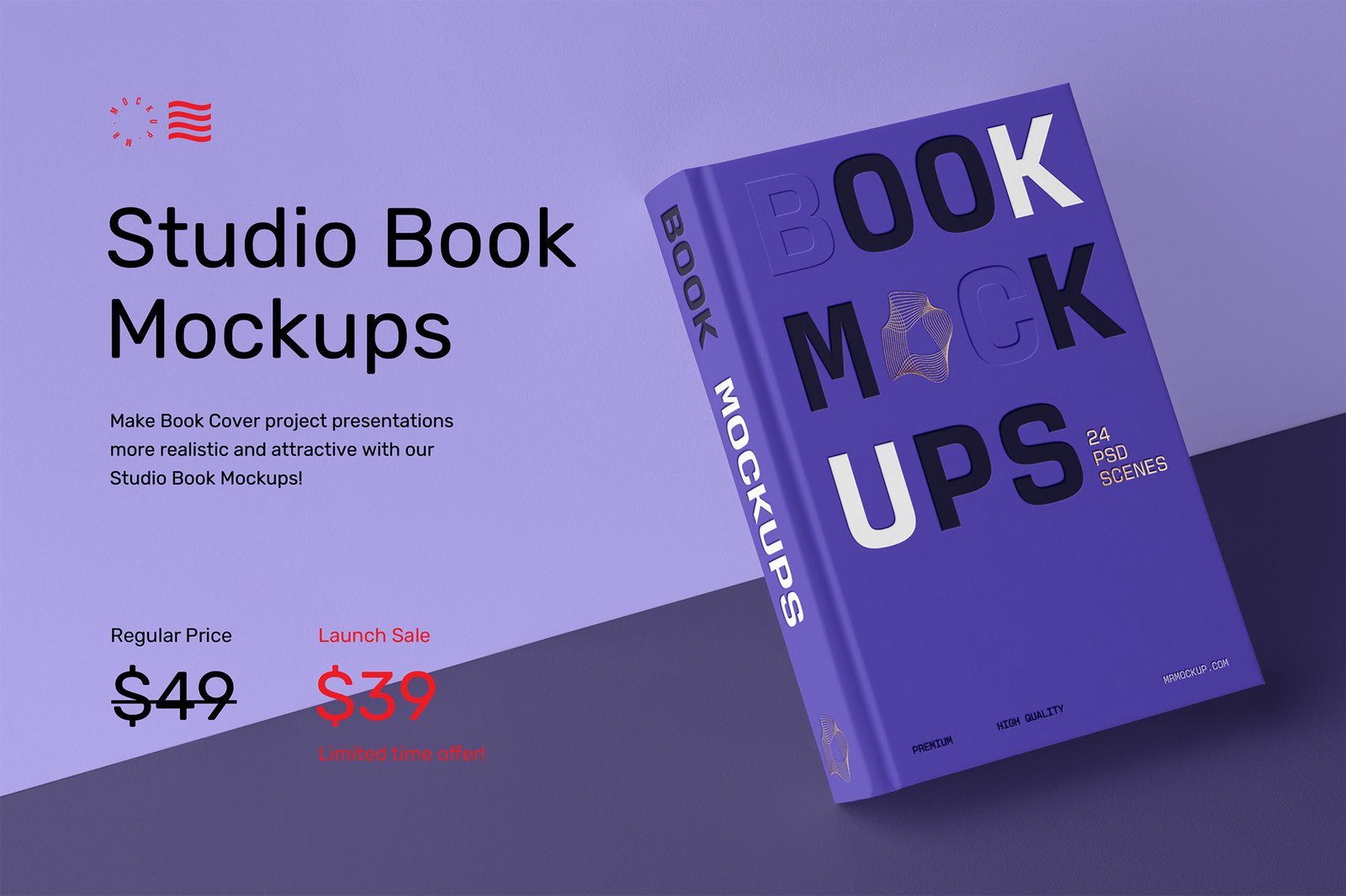 Book Mockups - Studio Scenes
