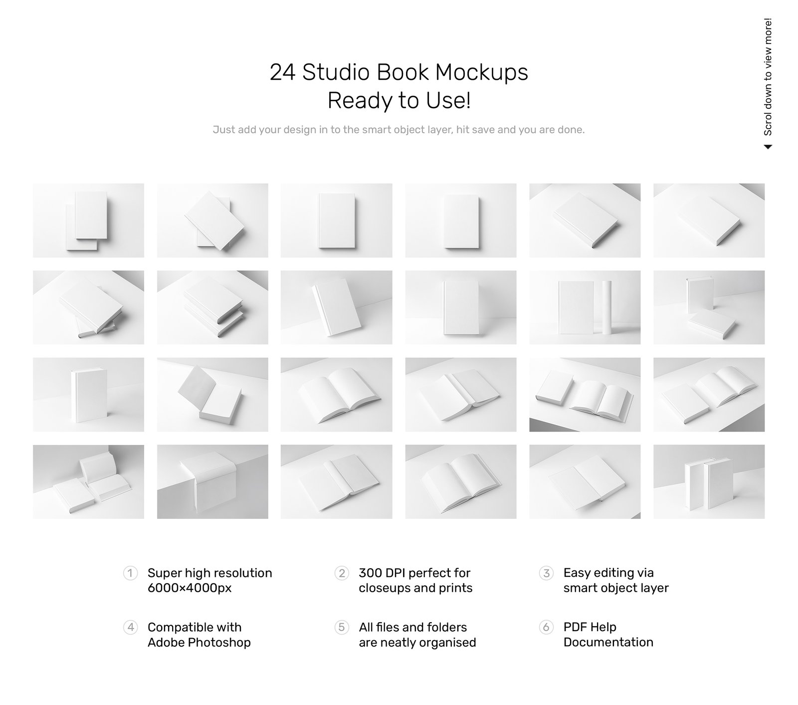 Book Mockups - Studio Scenes