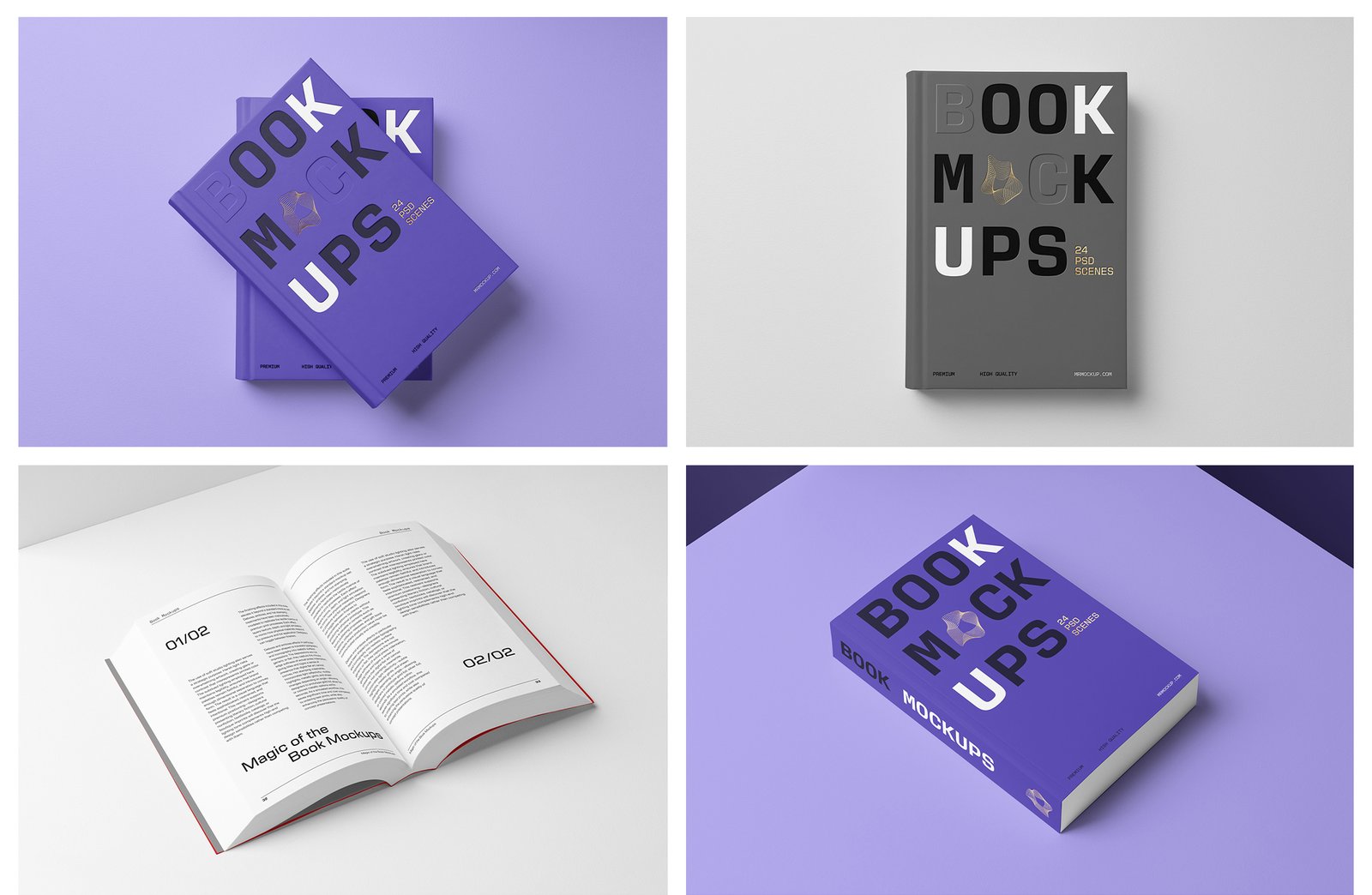 Book Mockups - Studio Scenes