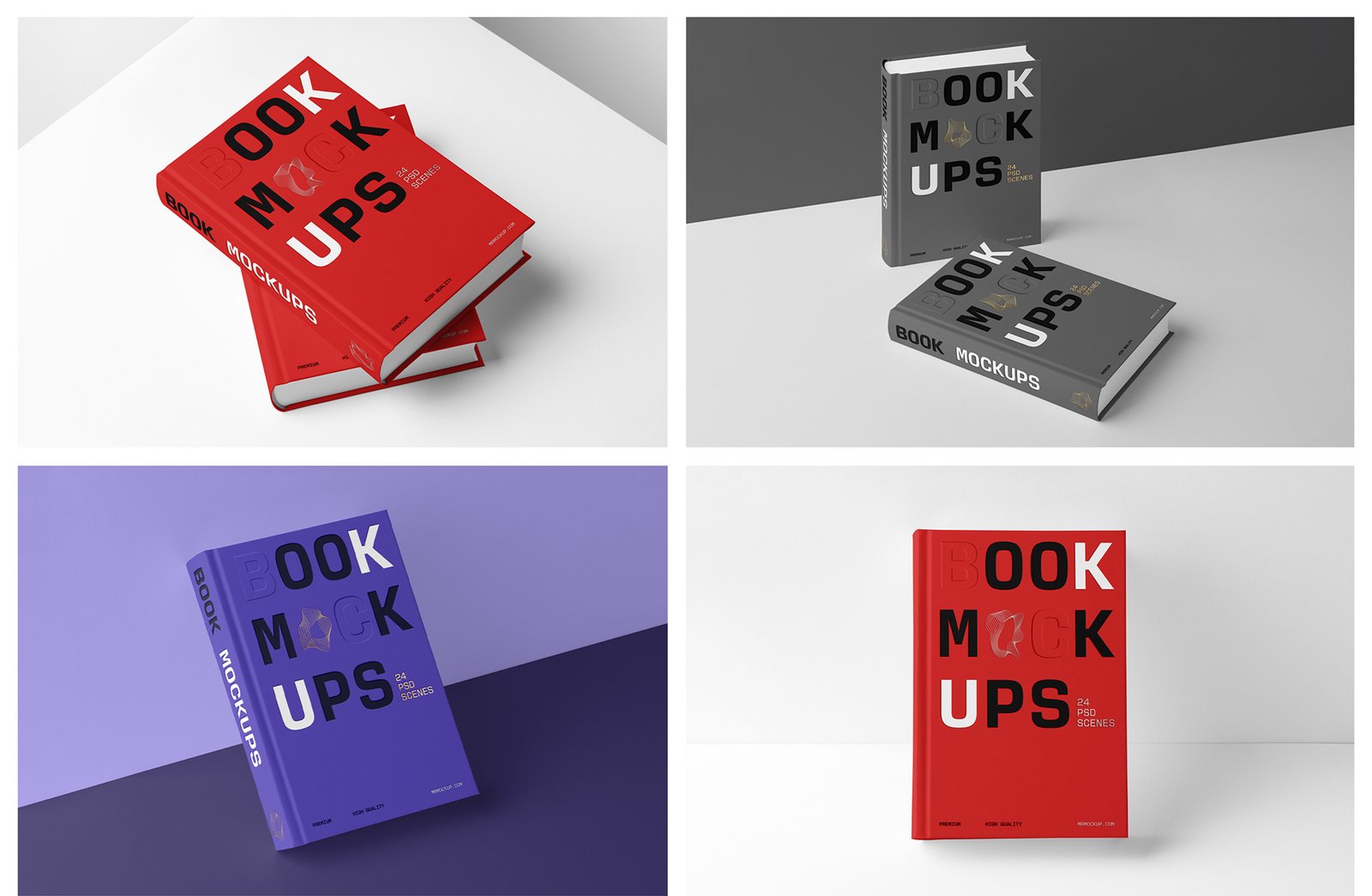 Book Mockups - Studio Scenes