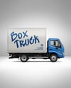 Box Truck Mockup - Side View