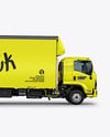 Box Truck Mockup - Side View