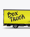 Box Truck Mockup - Side View