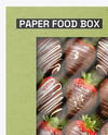 Box with Chocolate Covered Strawberry Mockup