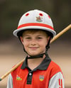 Boy Wearing Full Polo Kit on Horse Mockup