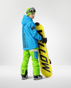 Boy Wearing Full Snowboard Kit Mockup