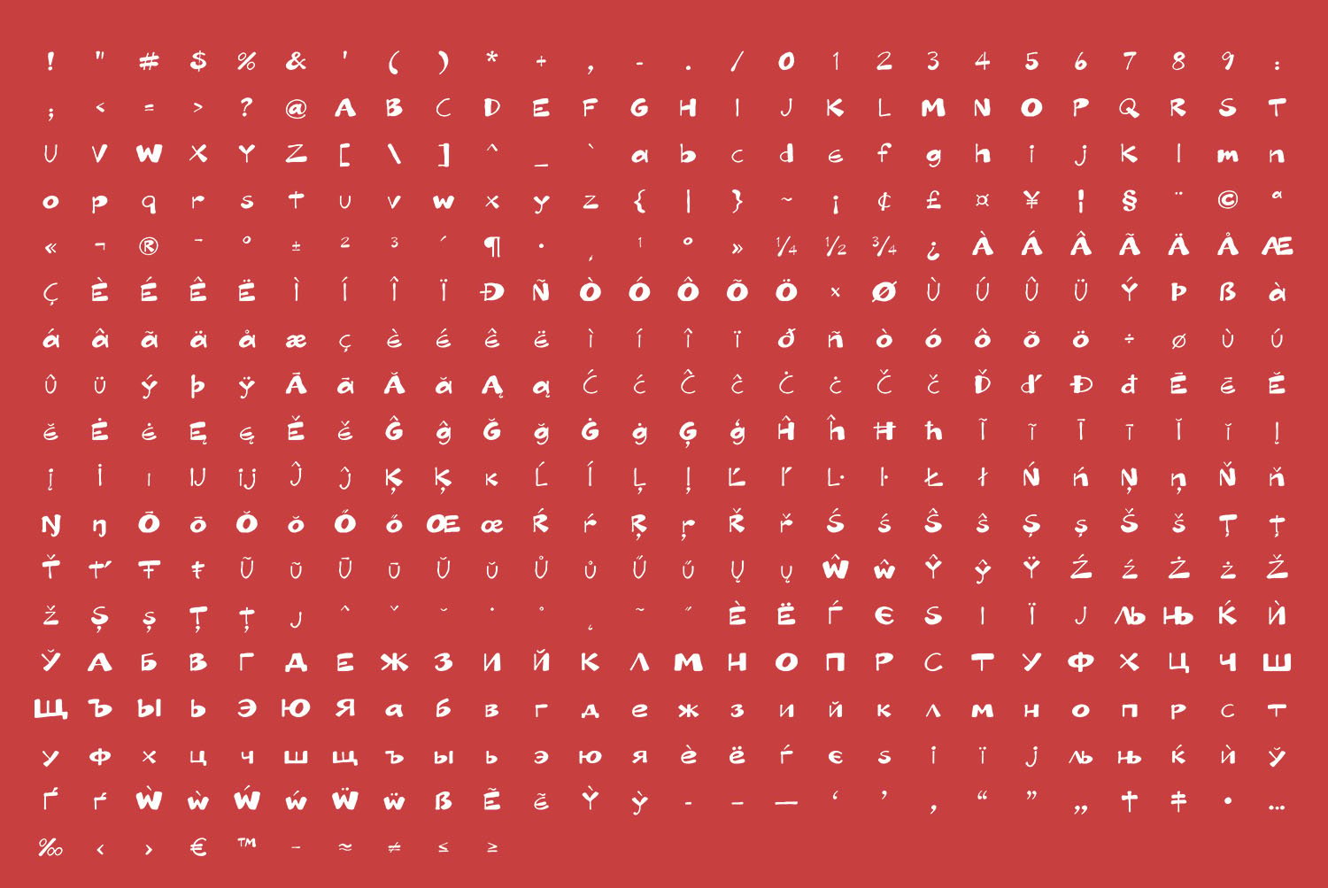 Brush Hiccup Font