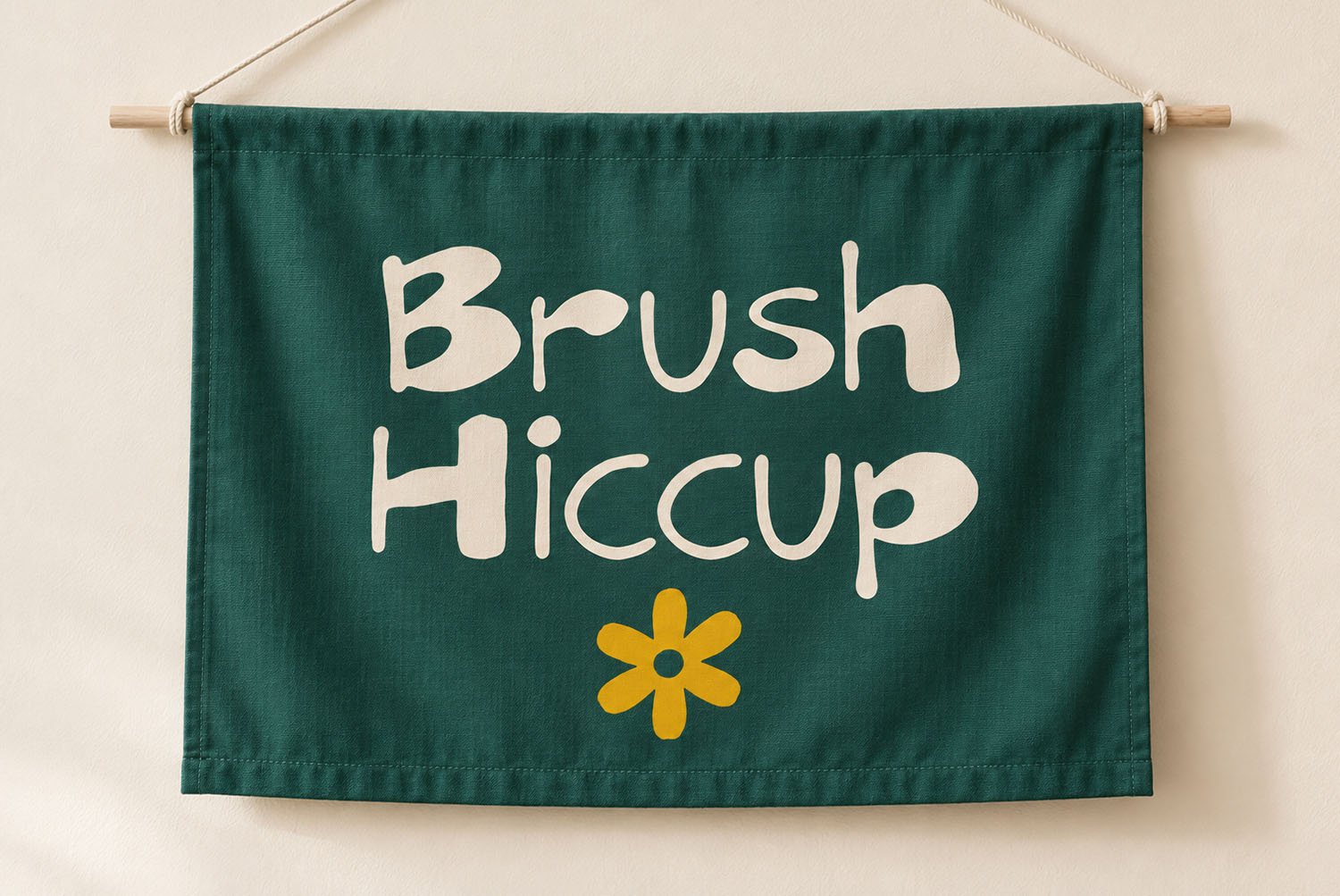Brush Hiccup Font