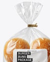 Burger Buns Package Mockup