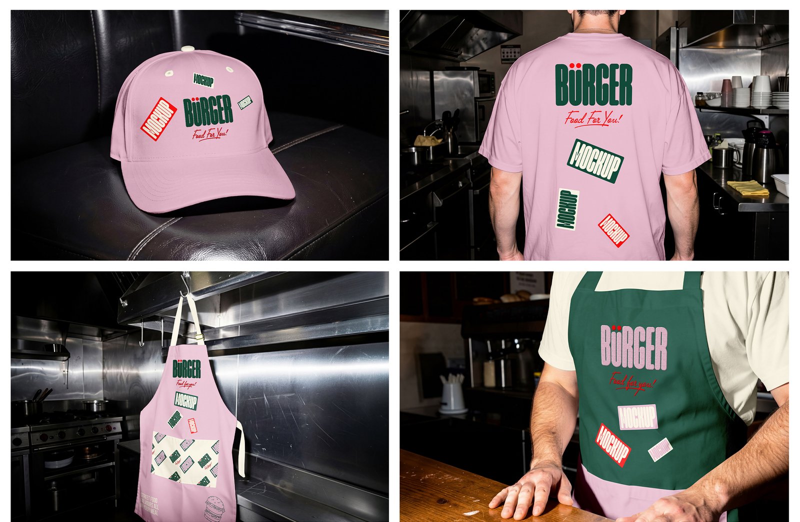 Burger Mockups - Bar Scenes