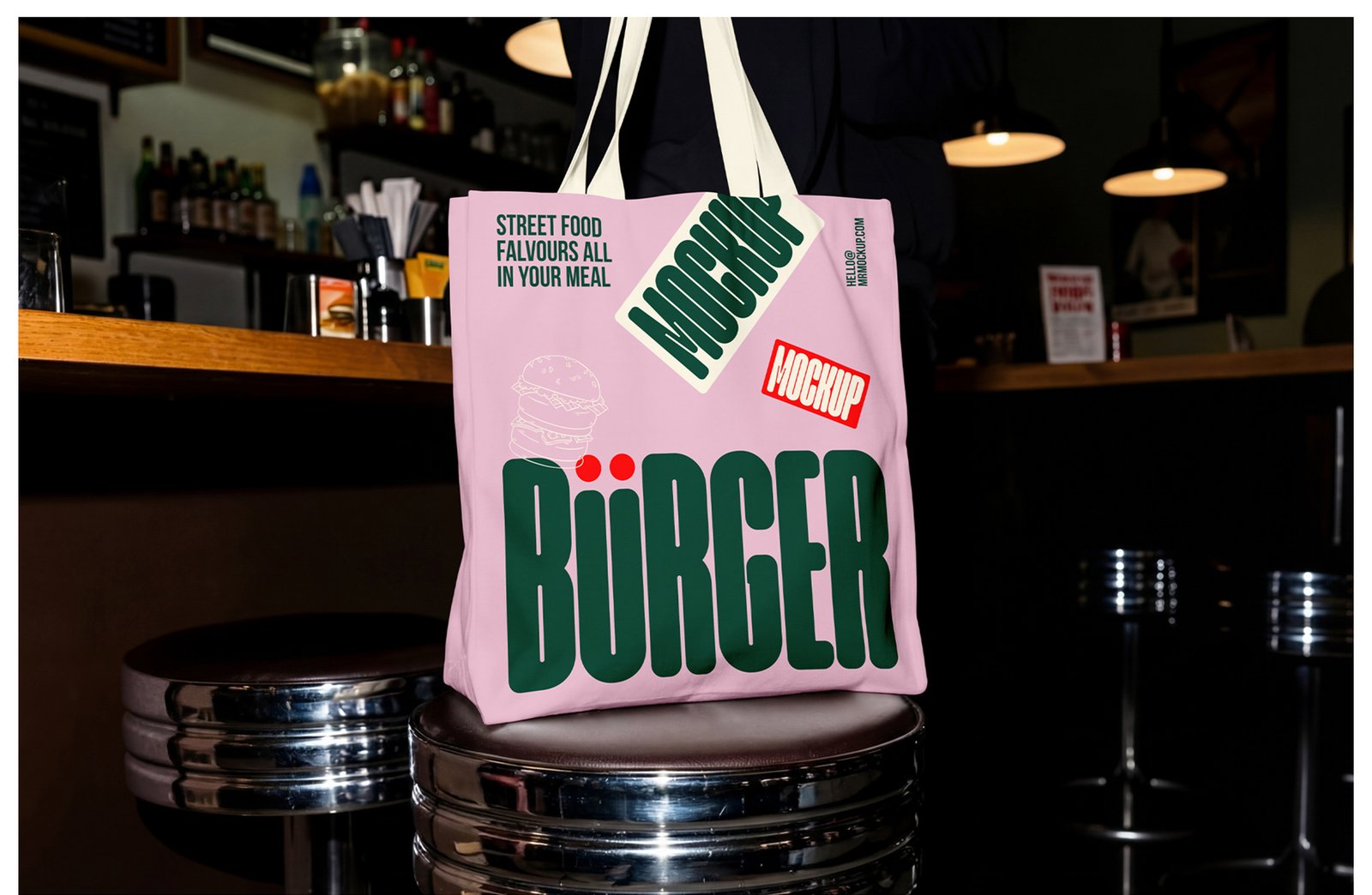 Burger Mockups - Bar Scenes