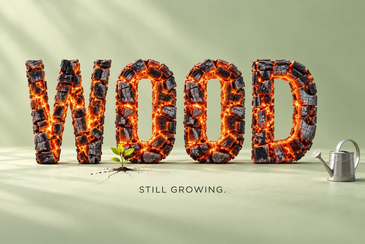 Burning Timber Font