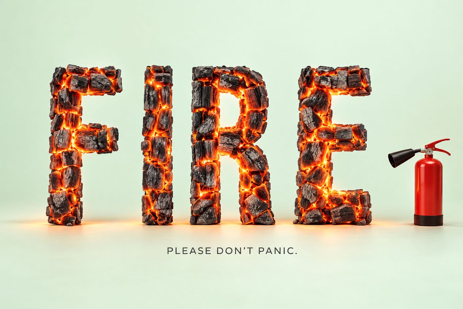 Burning Timber Font