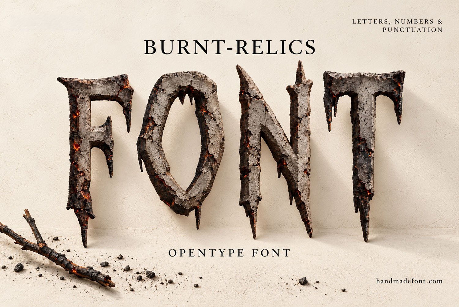 Burnt Relics Font