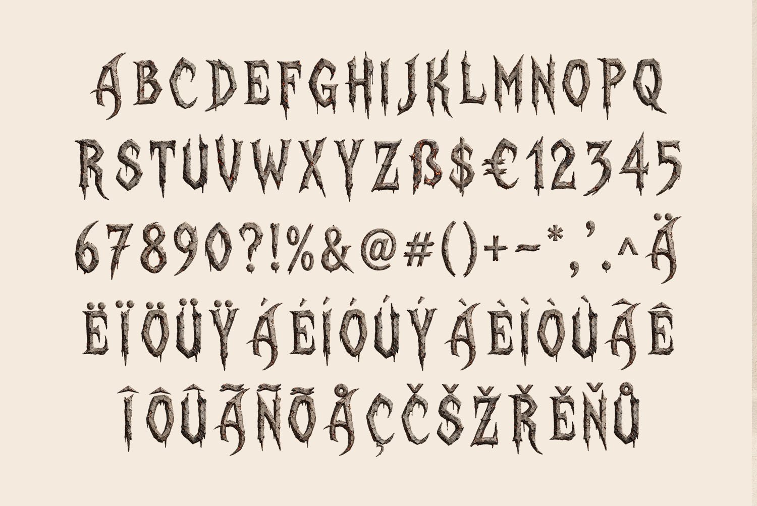 Burnt Relics Font