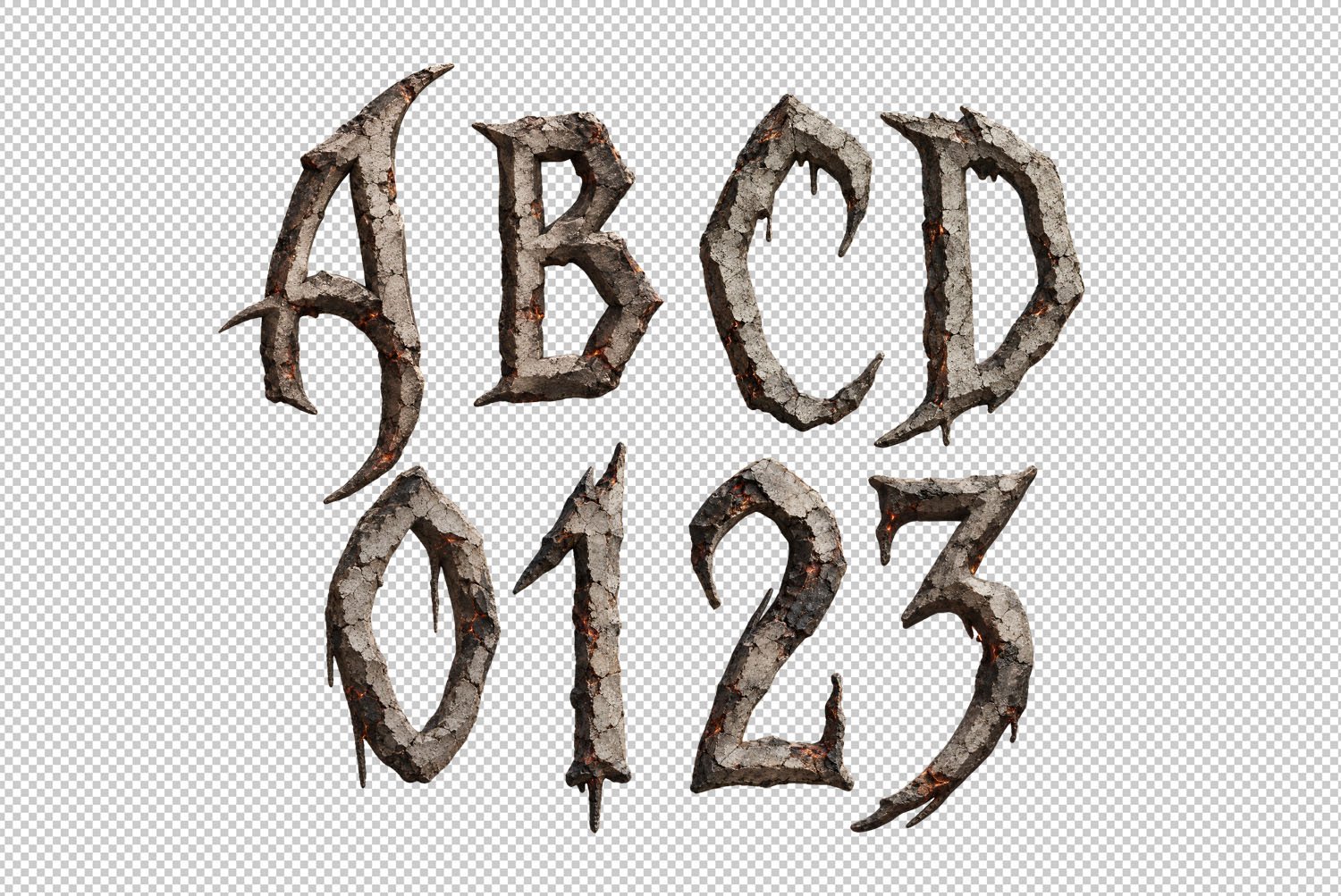 Burnt Relics Font