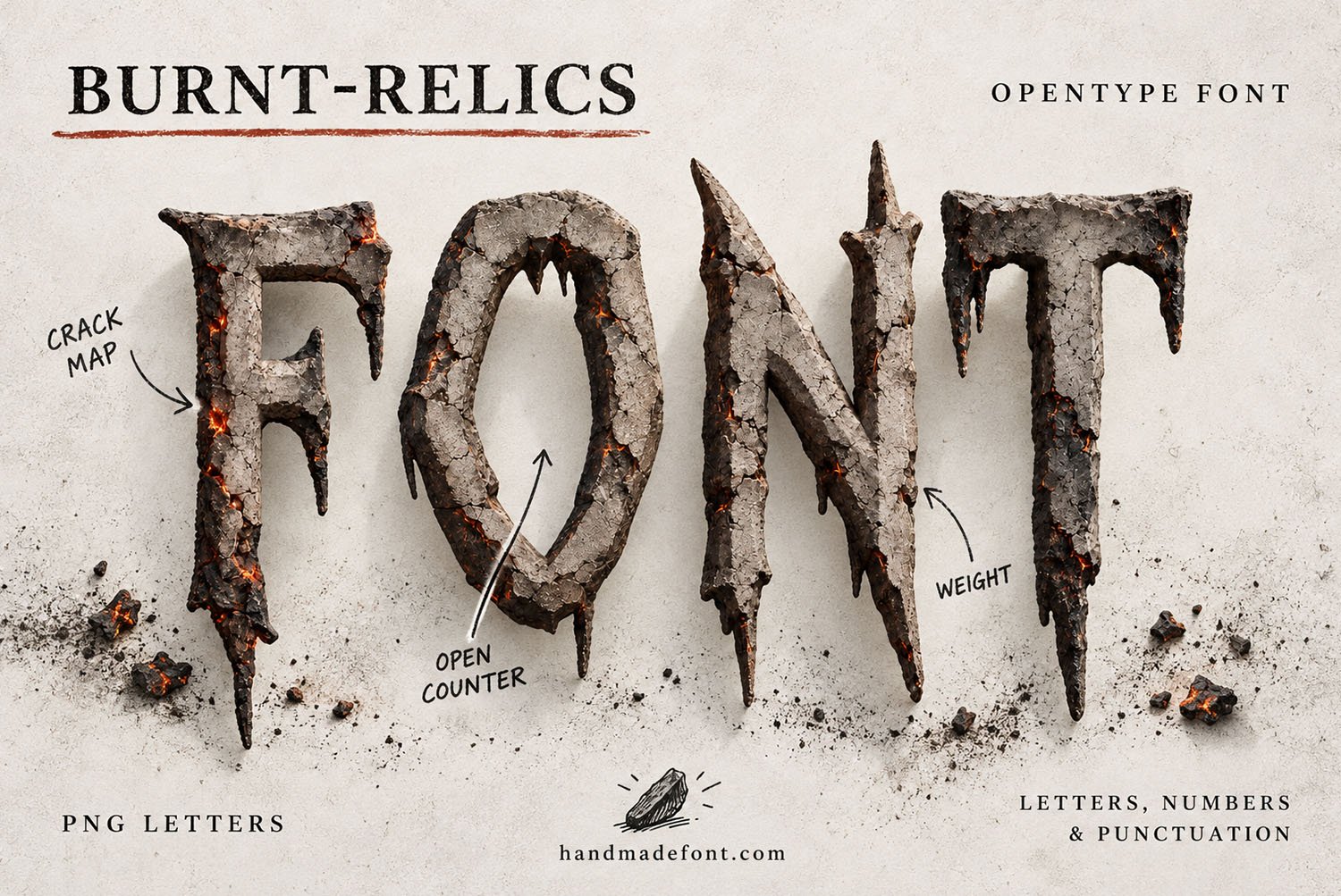 Burnt Relics Font