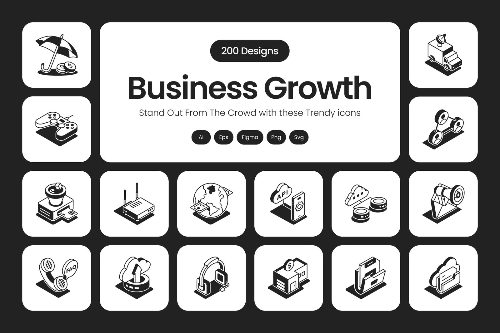 Business Growth Icons