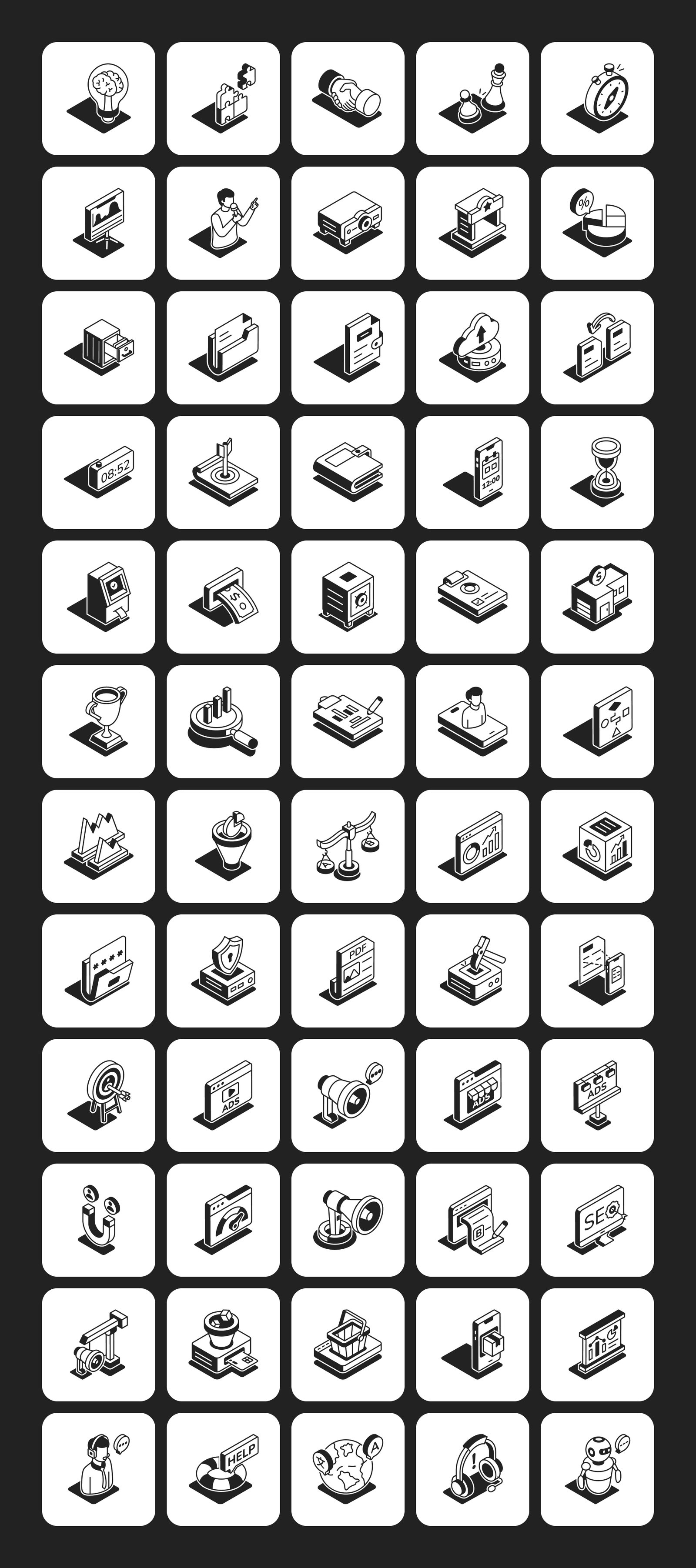 Business Growth Icons