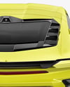 Sport Car Mockup - Back View