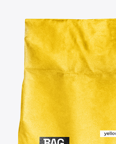 Kraft Paper Bag with Handle Mockup