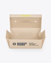 Kraft Paper Takeaway Food Box Mockup