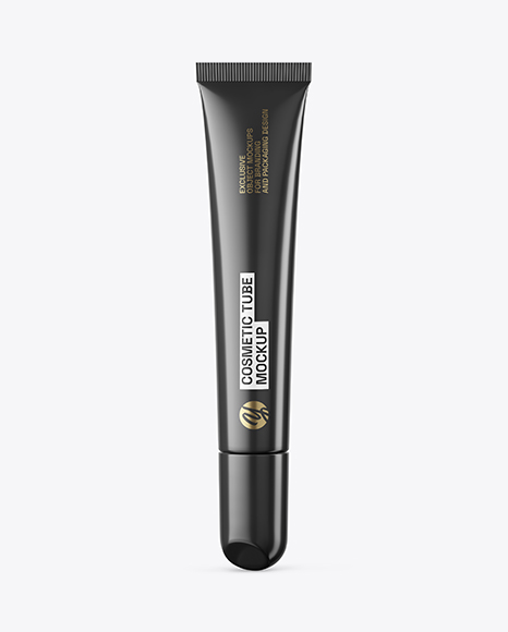 Glossy Cosmetic Tube Mockup