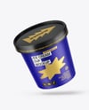 Matte Ice Cream Cup Mockup