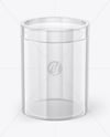 Clear Plastic Tube Mockup