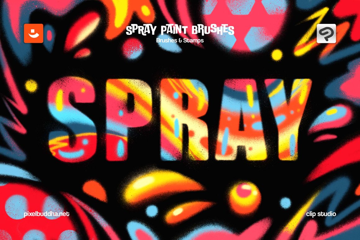 Spray Paint Clip Studio Brushes
