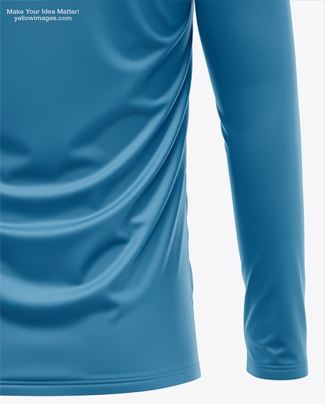 ¼ Zipper Mock Neck Long Sleeve Jersey