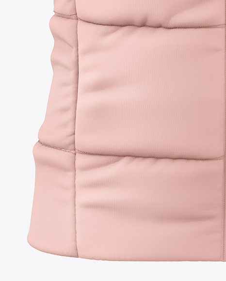 Women's Down Vest Mockup