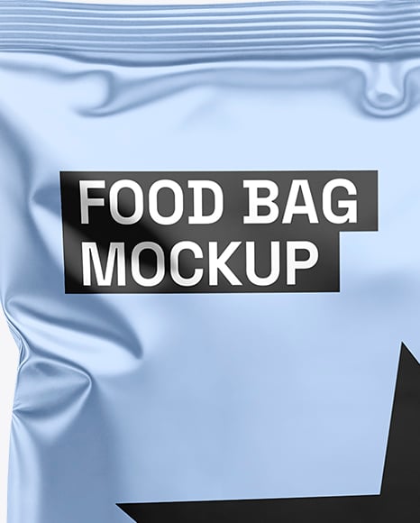 Metallic Food Pack Mockup