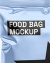 Metallic Food Pack Mockup