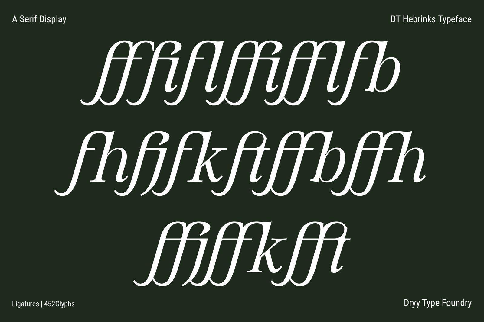 DT Hebrinks Typeface