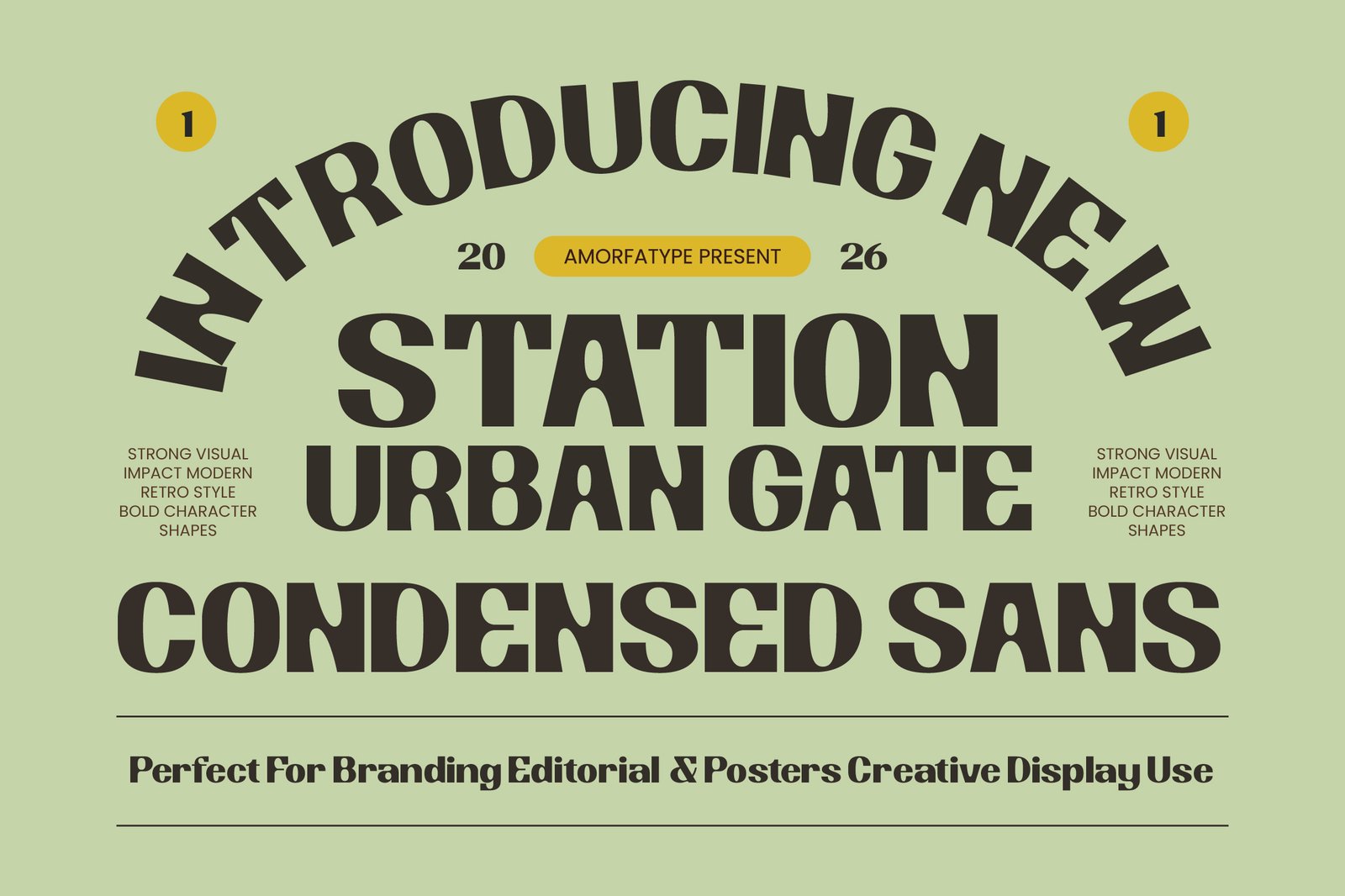 Station Urban Gate Condensed Sans