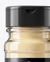 Spice Glass Jar with Garlic Powder Mockup