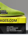 Mule on Shoe Box Mockup