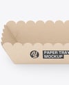 Kraft Paper Tray Mockup