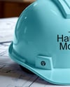 Hard Hat on the Table Mockup