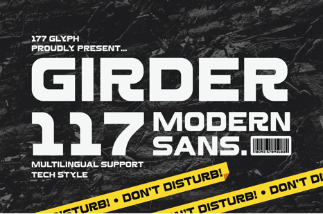 Girder Font - Fonts
