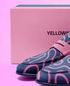 Pair of Suede Loafers with Shoe Box Mockup