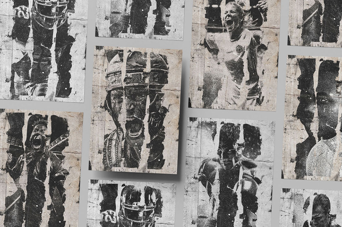 Grunge Torn Photo Effect