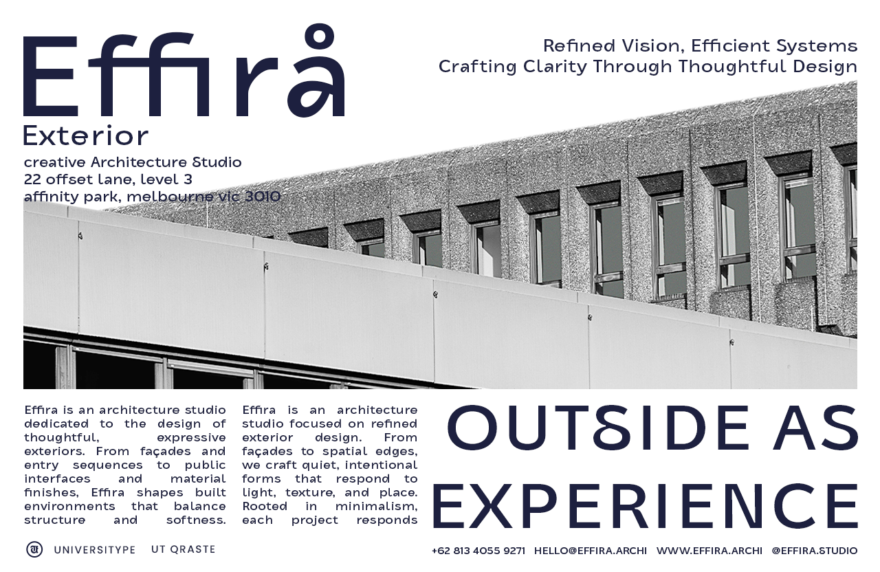 UT Qraste - A Versatile Display Font