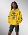 Afro-American Woman Wearing Hoodie and Cycling Shorts Mockup