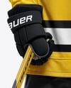 Man Wearing Full Ice Hockey Kit Mockup