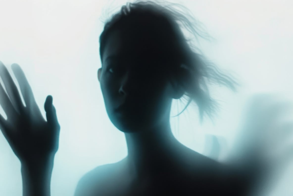Blurred silhouettes