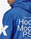 Black Man Wearing a Hoodie and Pants Mockup