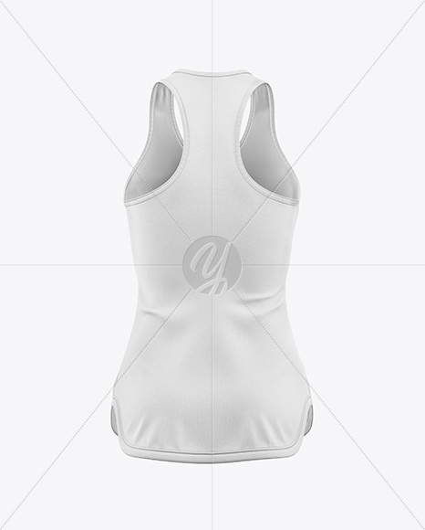 Women's Tank Top Mockup - Back View